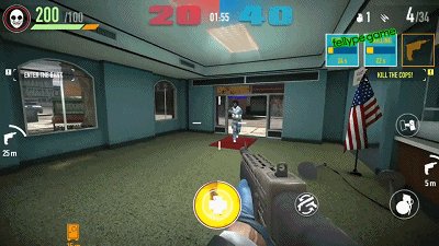 《收获日：犯罪战争（Payday: Crime War）》首部预告 警察劫匪银行血战