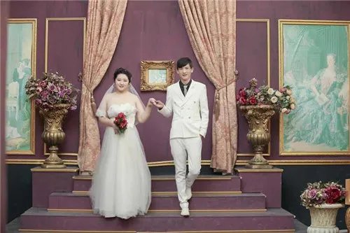 胖妹妹婚纱照图片 胖妹妹拍婚纱照好看嘛