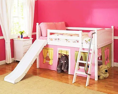 滑梯儿童床—满足孩子童心，就从下床那刻开始！