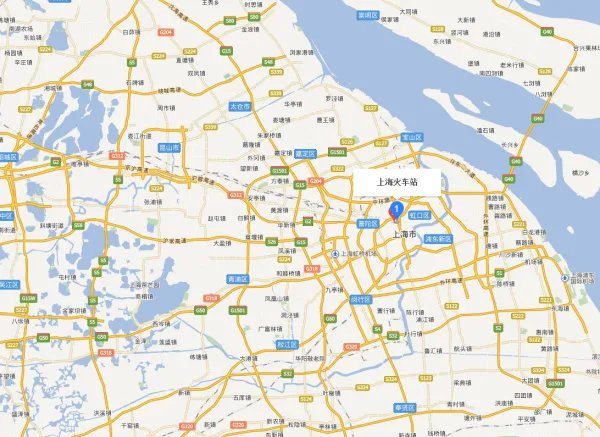 上海火车站地址？