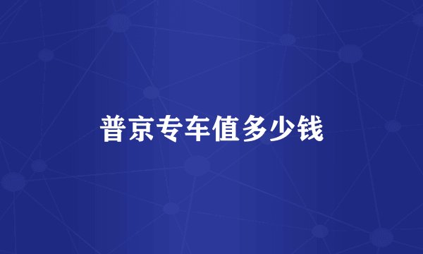 普京专车值多少钱