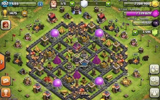 部落冲突9本最强布阵 七款阵型随你挑选