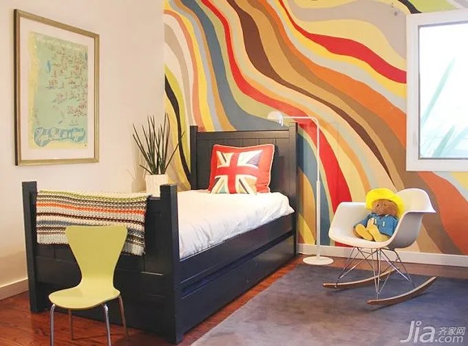 环保时尚 15款手绘墙儿童房效果图