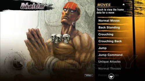 终极街头霸王4 全人物帧数表一览