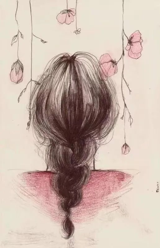 有没有背影绘画唯美图片分享？