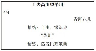 教师招聘考试高中音乐《上去高山望平川》-说课稿