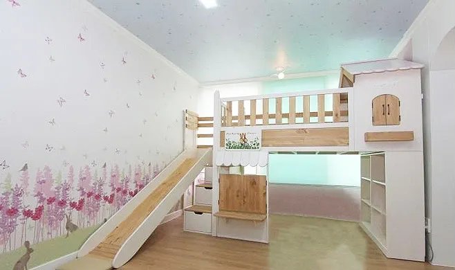 滑梯儿童床—满足孩子童心，就从下床那刻开始！