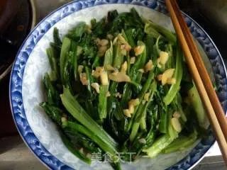 豆豉鲮鱼油麦菜