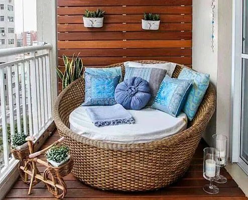 客厅阳台装修效果图 畅享生活之美