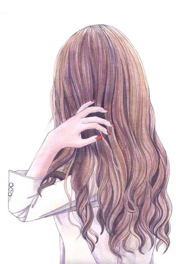 有没有背影绘画唯美图片分享？