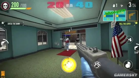 《收获日：犯罪战争（Payday: Crime War）》首部预告 警察劫匪银行血战