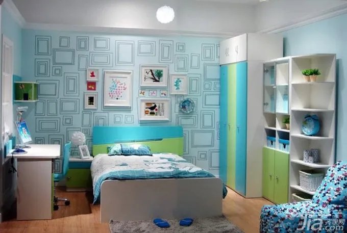环保时尚 15款手绘墙儿童房效果图