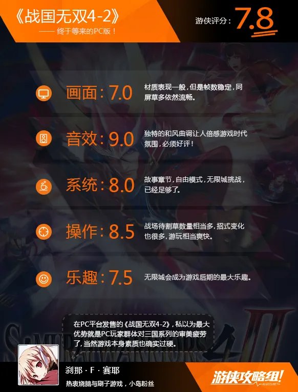 《战国无双4-2》图文评测：PC版终于来啦!