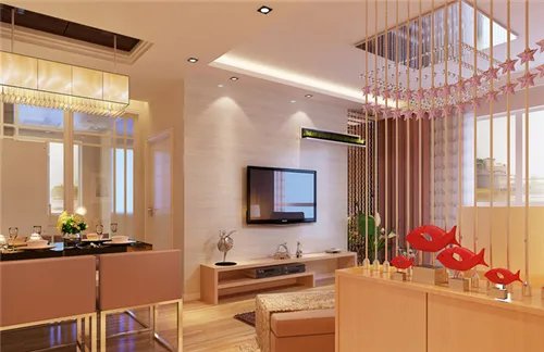 进门玄关隔断效果图  简约风格创意进门玄关设计