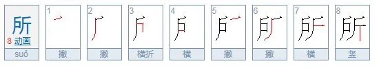 所的部首是什么