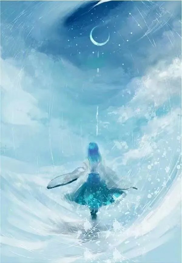 有没有背影绘画唯美图片分享？