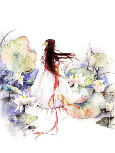 有没有背影绘画唯美图片分享？