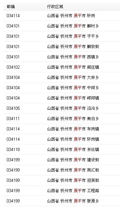 原平的区号是多少？