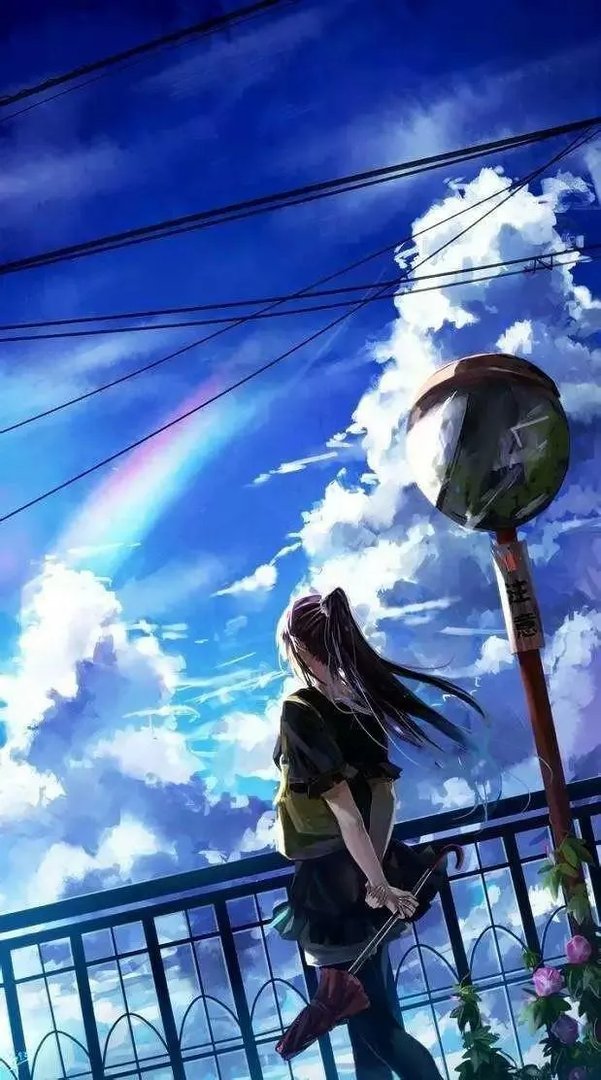 有没有背影绘画唯美图片分享？