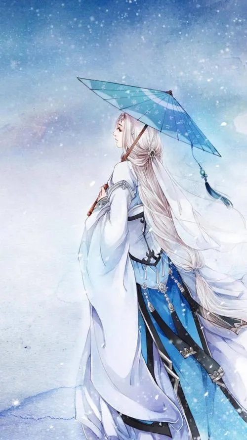 有没有背影绘画唯美图片分享？