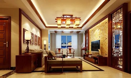 中式客厅装修效果图 纯中式客厅装修不将就