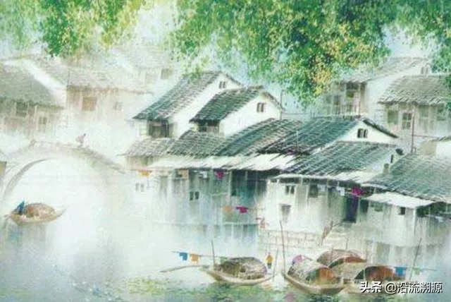 小溪泛尽却山行的“却”是什么意思？