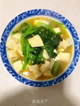 小白菜炖豆腐