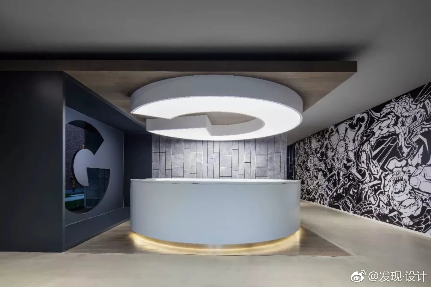 详图CUN寸DESIGN完成了盖娅互娱在上海办公室的设计项目...