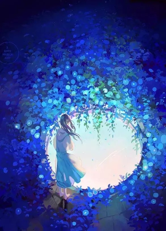 有没有背影绘画唯美图片分享？