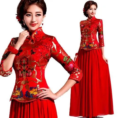 婚礼敬酒服穿什么颜色 结婚敬酒服怎么穿得体