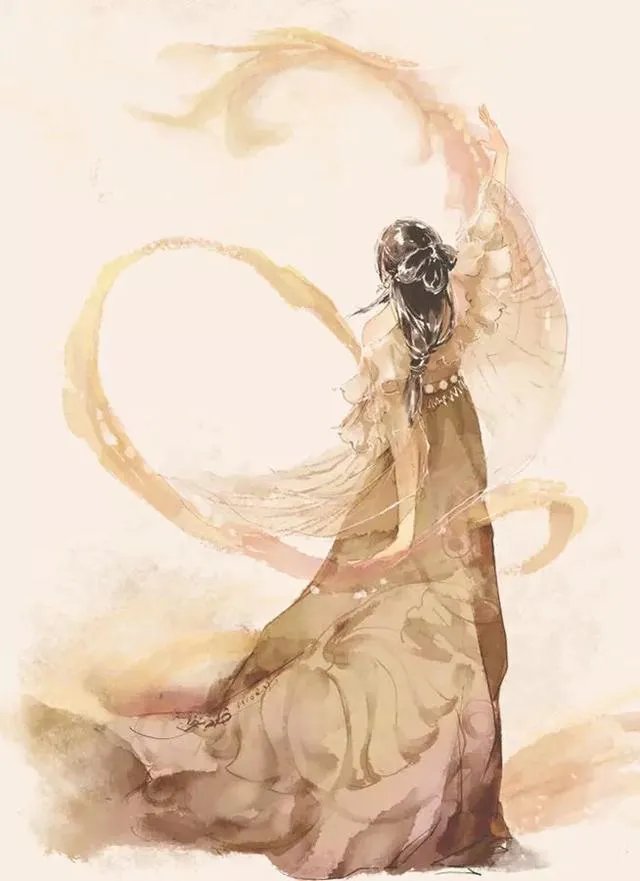 有没有背影绘画唯美图片分享？