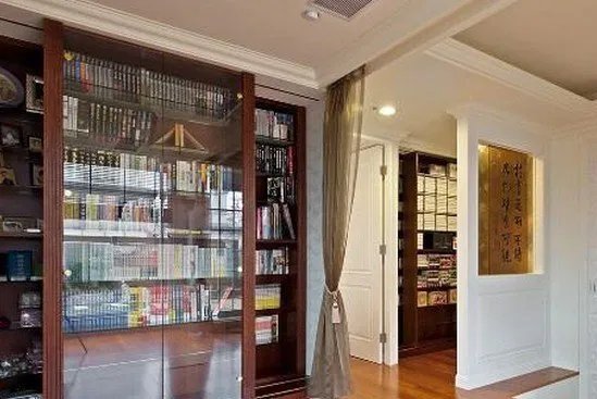 中式书房吊顶装修效果图 中式书房吊顶这样装