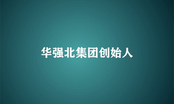 华强北集团创始人
