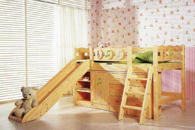 滑梯儿童床—满足孩子童心，就从下床那刻开始！