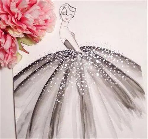 婚纱设计图基本画法要求  入门婚纱设计师画法技巧