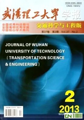 武汉理工大学学报的收录情况