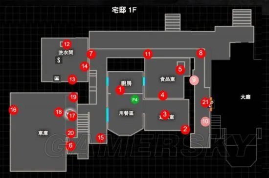 《生化危机7》古钱币收集攻略 疯人院全古钱币收集图文攻略