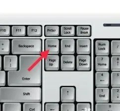 笔记本的HOME键在哪阿