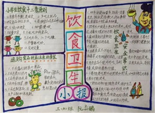 食品卫生手抄报整洁最新最全