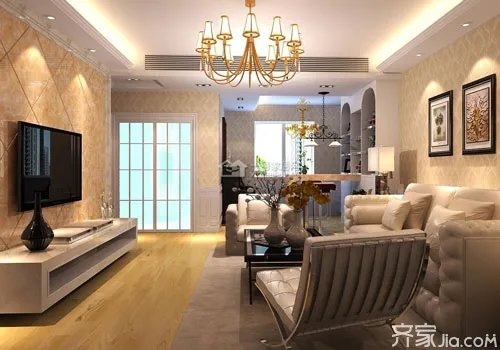 微晶石电视背景墙造型     设计师的新宠儿