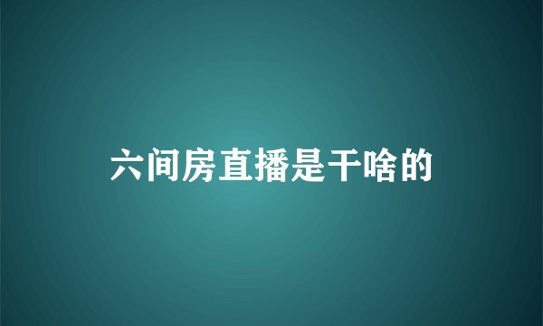 六间房直播是干啥的